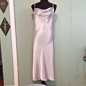 Bebe Gray Slip Dress Size Medium